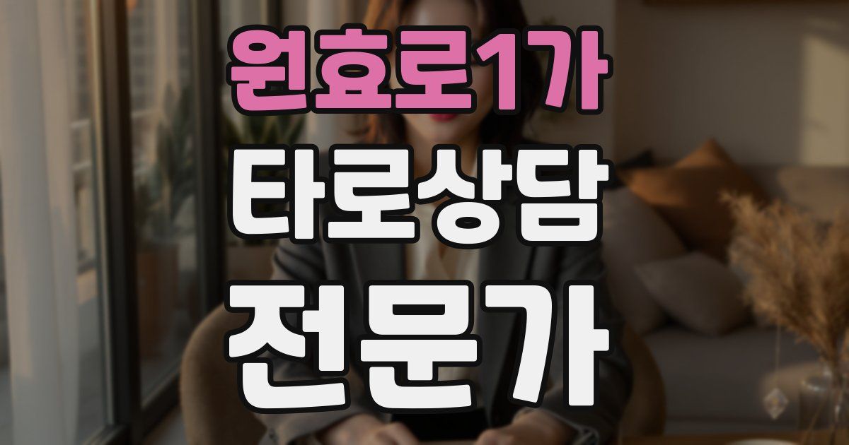 원효로1가 타로상담전문가 자격증