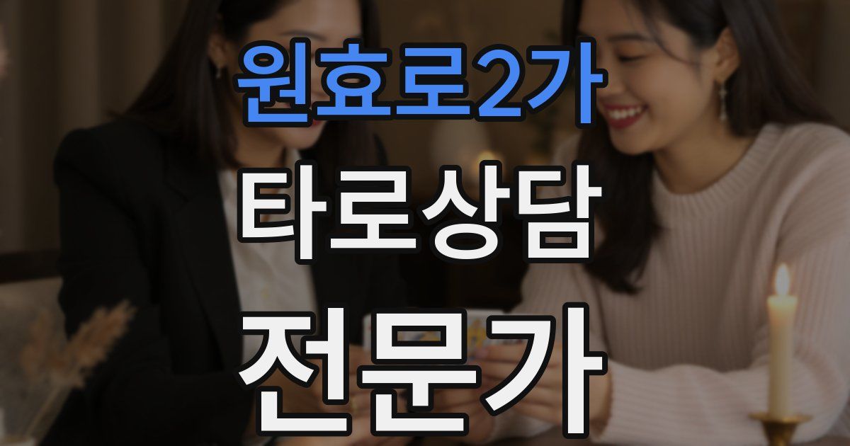 원효로2가 타로상담전문가 자격증