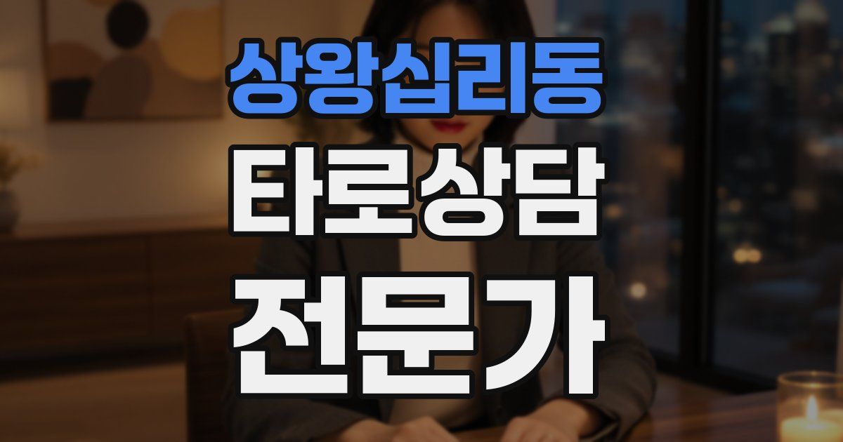 상왕십리동 타로상담전문가 자격증