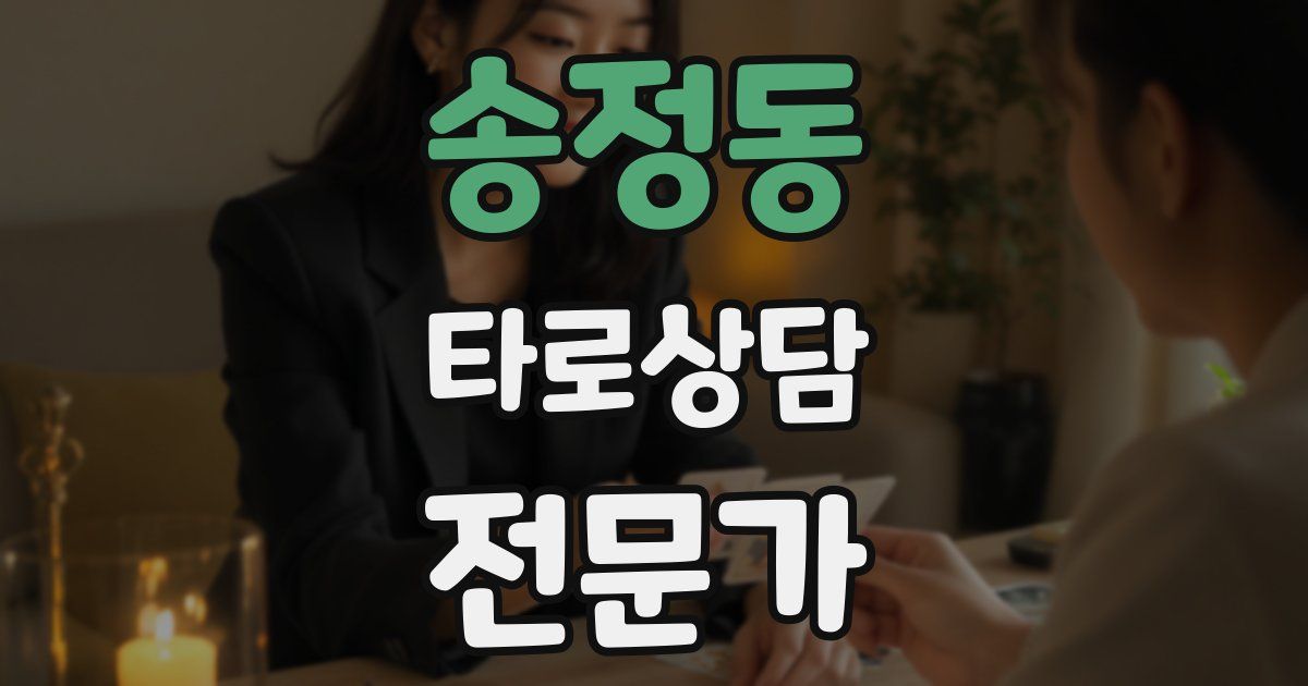 송정동 타로상담전문가 자격증