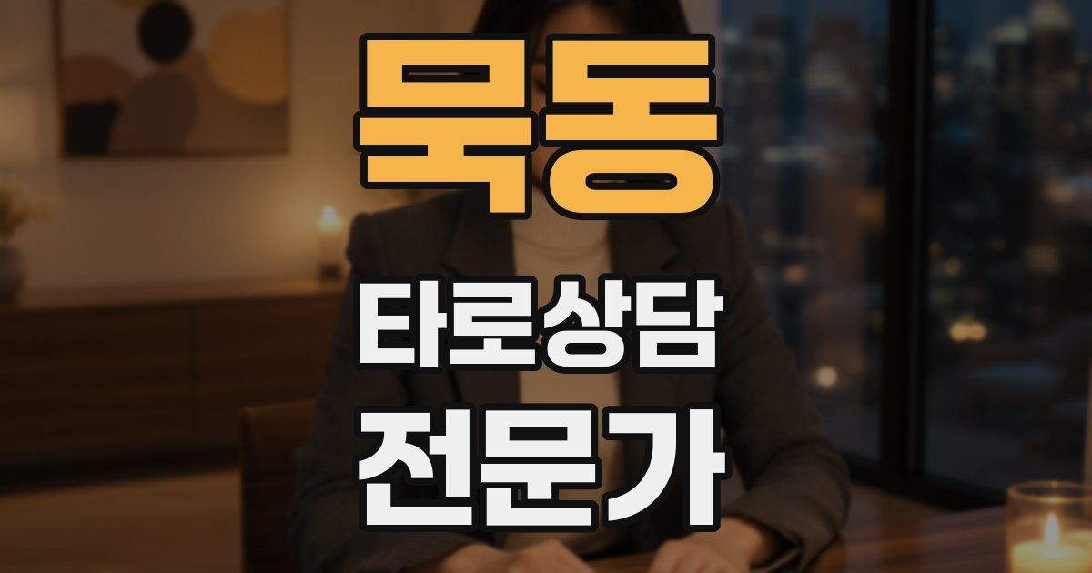 묵동 타로상담전문가 자격증