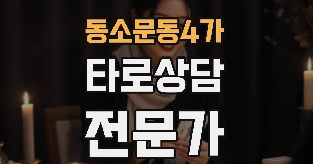 동소문동4가 타로상담전문가 자격증