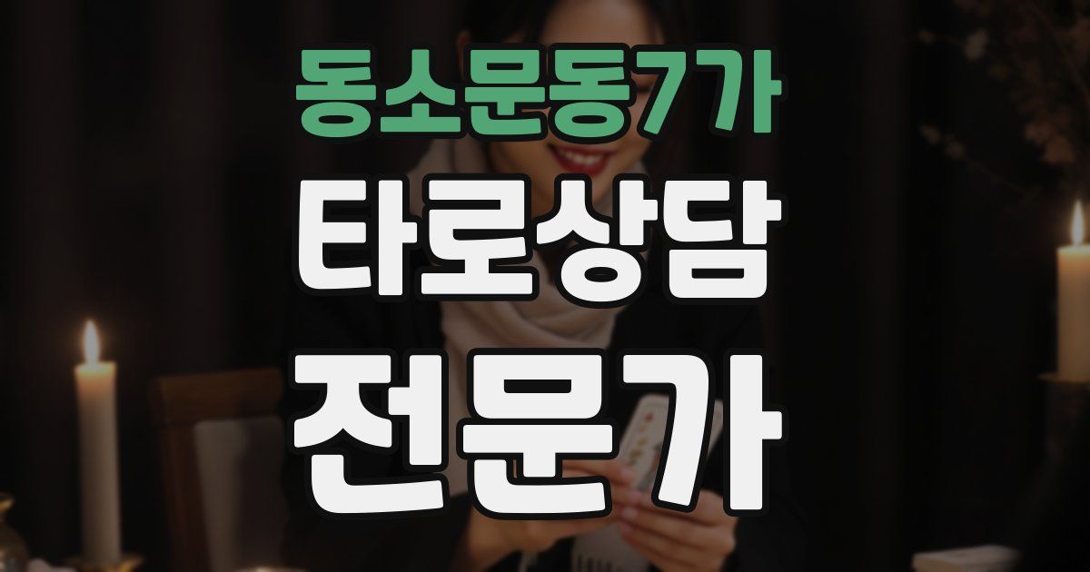 동소문동7가 타로상담전문가 자격증
