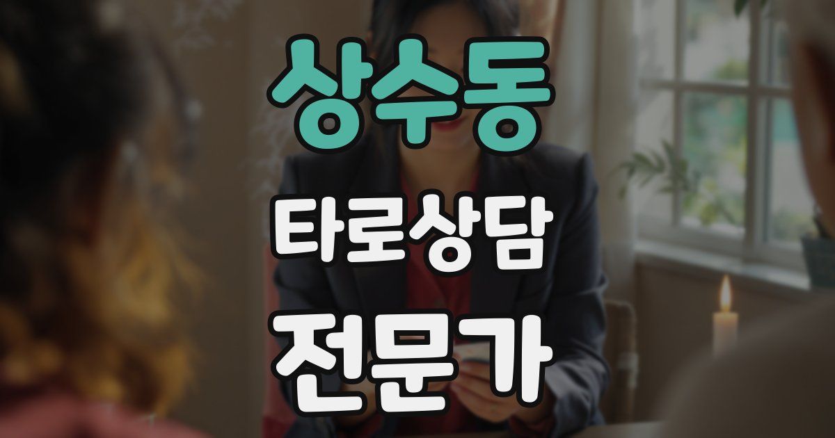 상수동 타로상담전문가 자격증