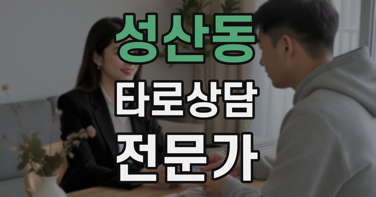 성산동 타로상담전문가 자격증