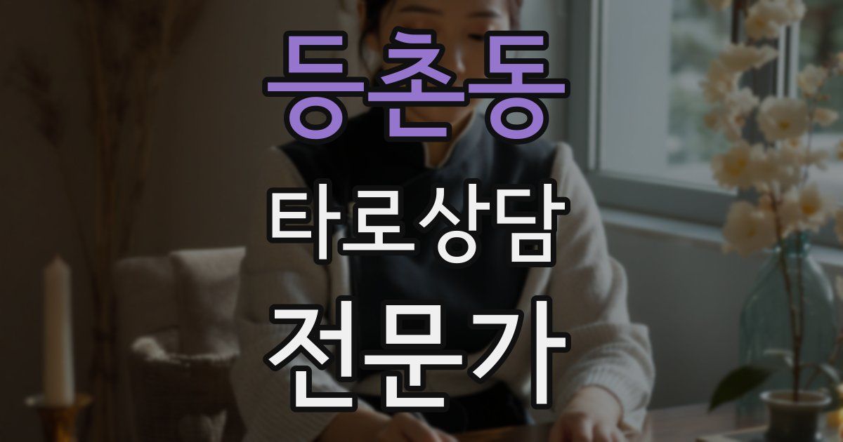 등촌동 타로상담전문가 자격증