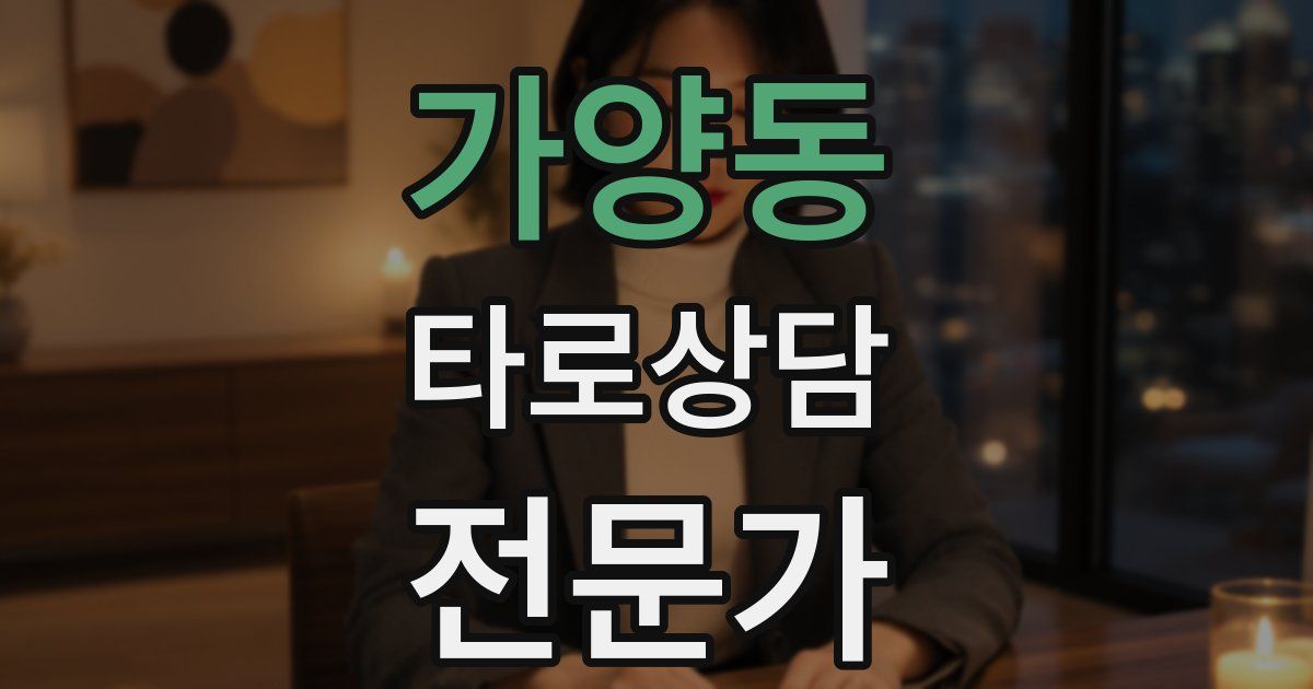 가양동 타로상담전문가 자격증