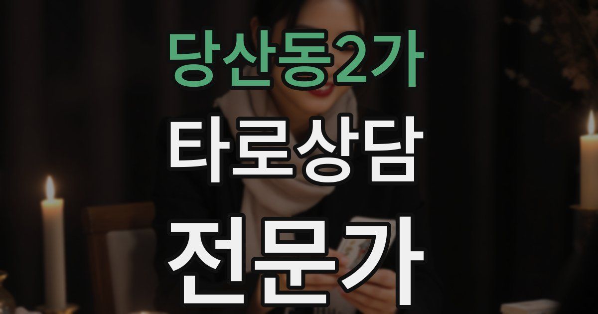 당산동2가 타로상담전문가 자격증
