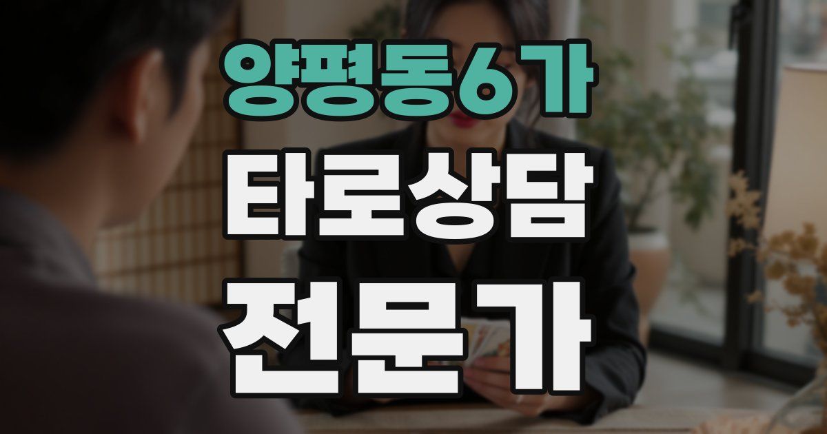 양평동6가 타로상담전문가 자격증