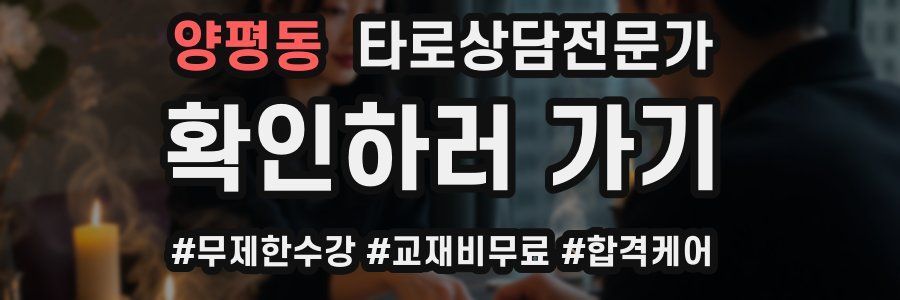 양평동 타로상담전문가 자격증