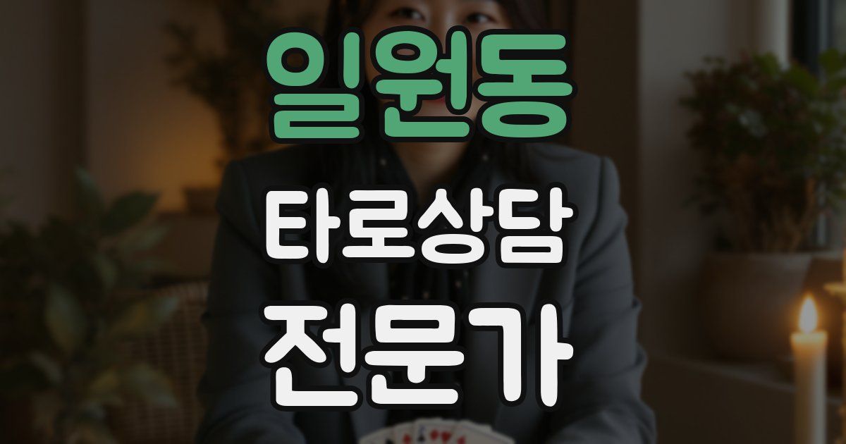 일원동 타로상담전문가 자격증