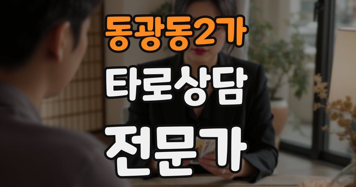 동광동2가 타로상담전문가 자격증