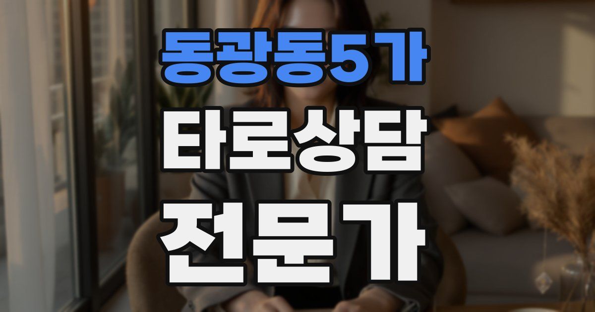 동광동5가 타로상담전문가 자격증