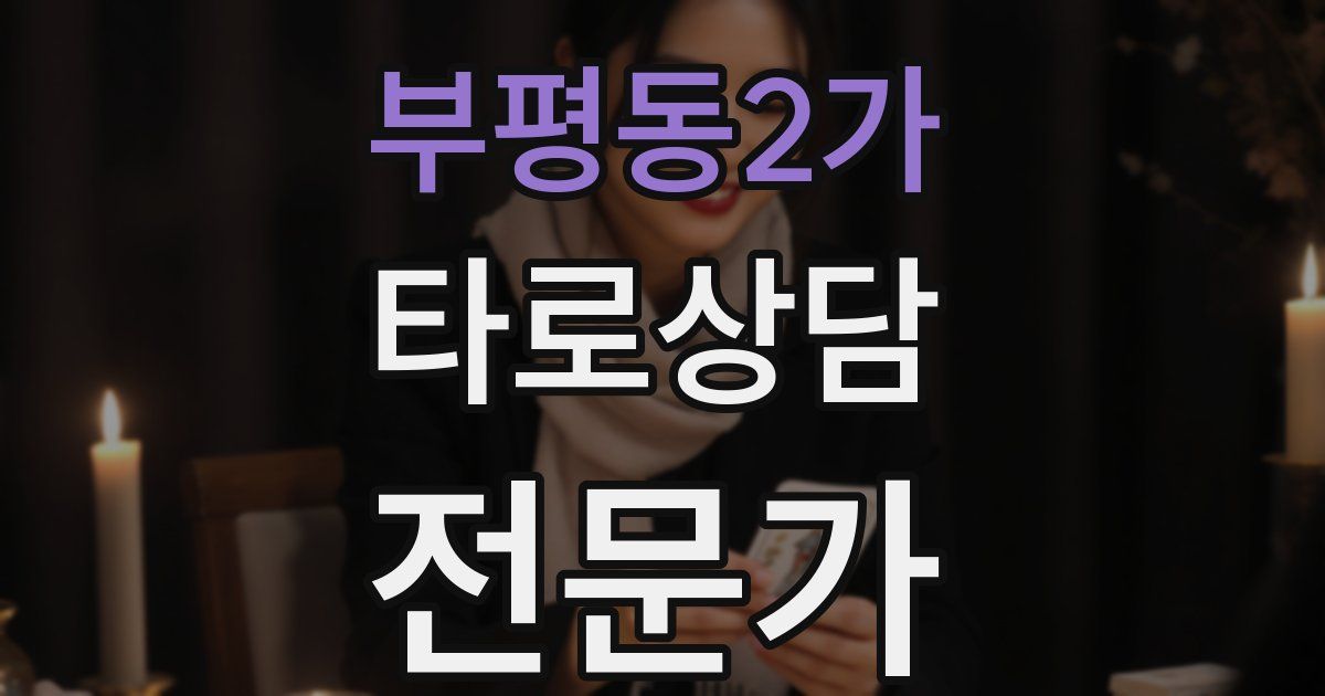 부평동2가 타로상담전문가 자격증