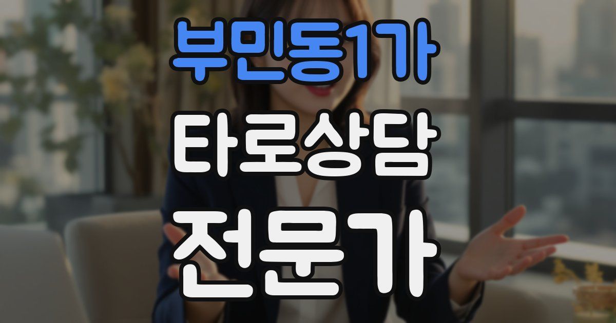 부민동1가 타로상담전문가 자격증