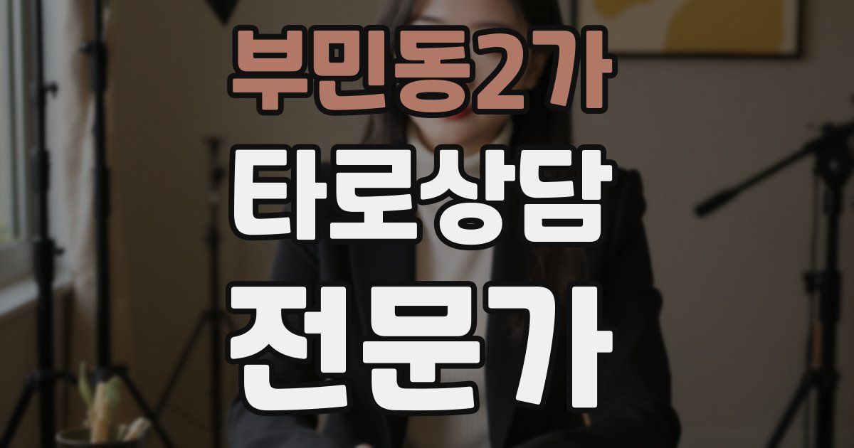 부민동2가 타로상담전문가 자격증