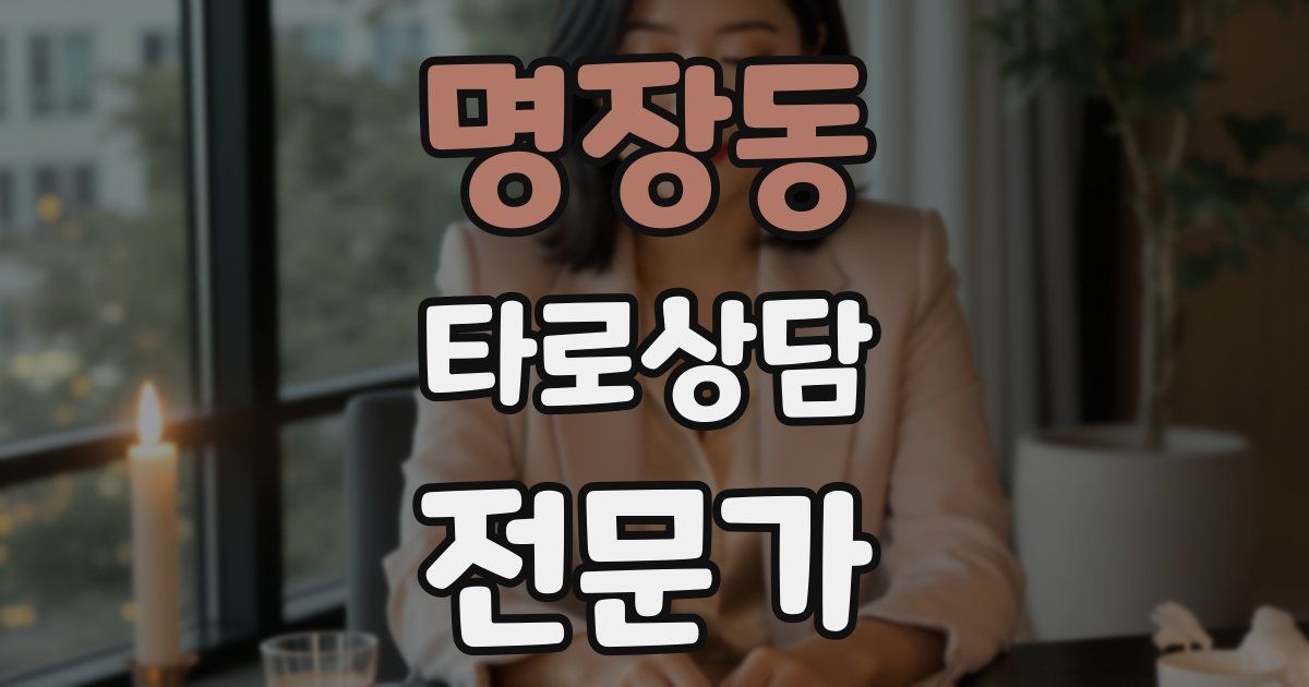 명장동 타로상담전문가 자격증