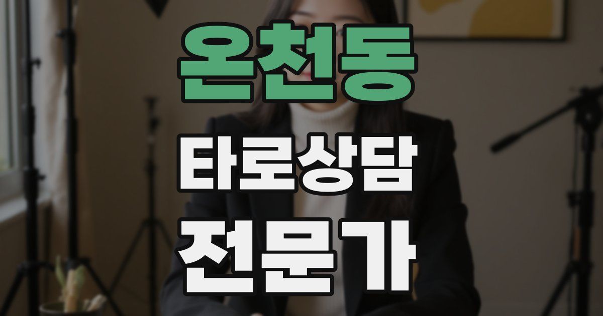 온천동 타로상담전문가 자격증