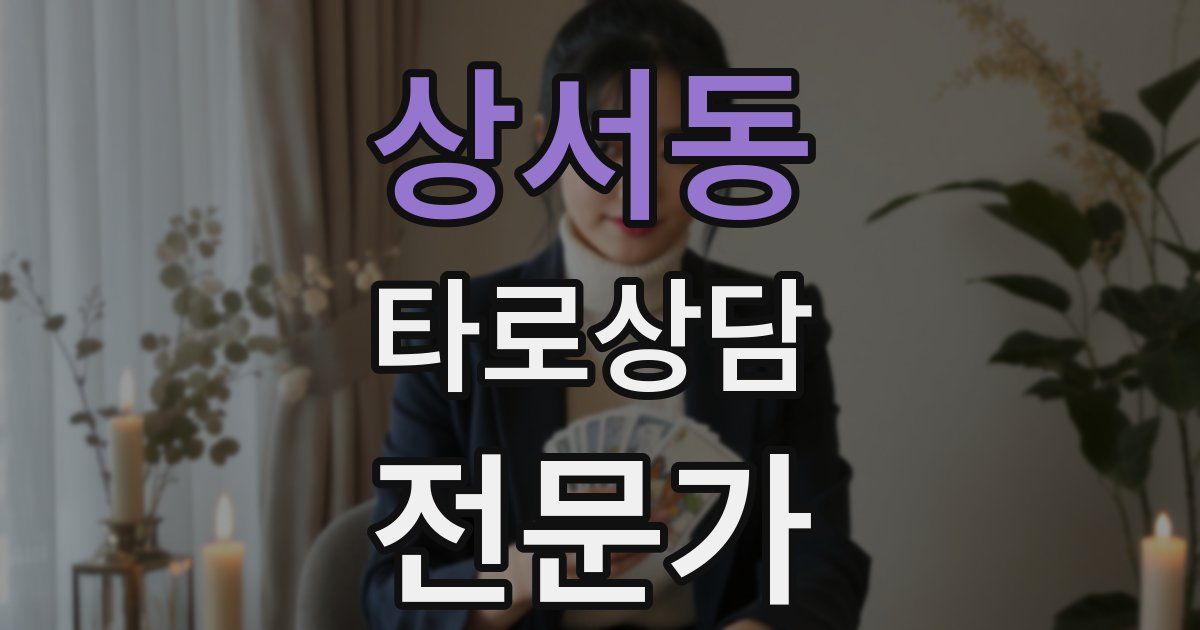 상서동 타로상담전문가 자격증