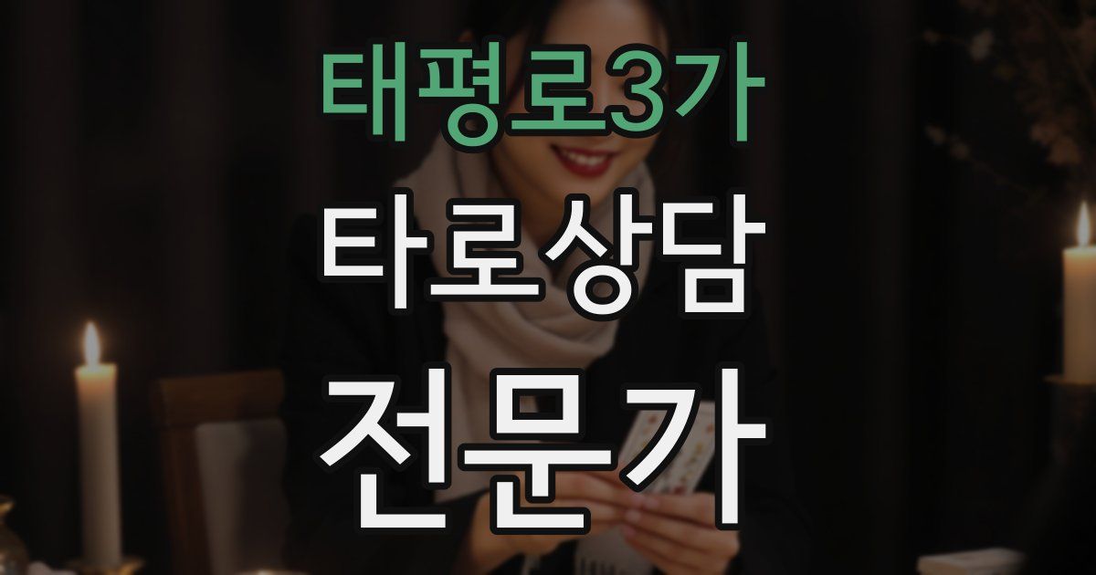 태평로3가 타로상담전문가 자격증