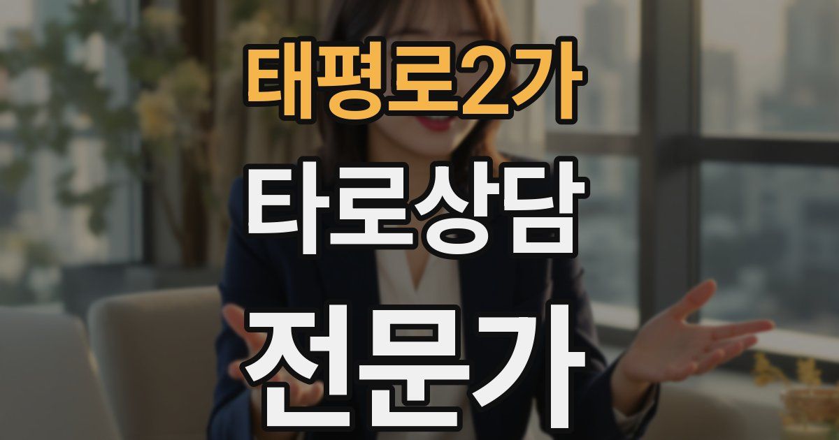 태평로2가 타로상담전문가 자격증