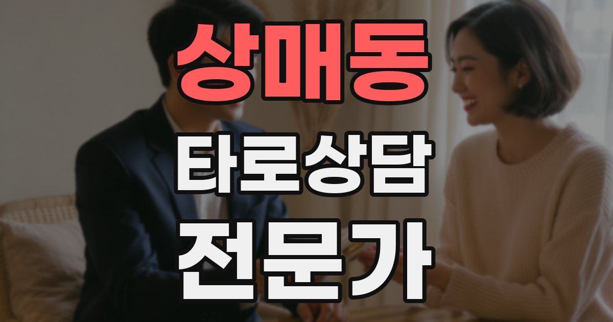 상매동 타로상담전문가 자격증