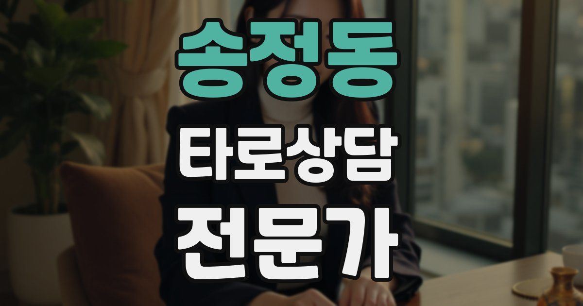 송정동 타로상담전문가 자격증