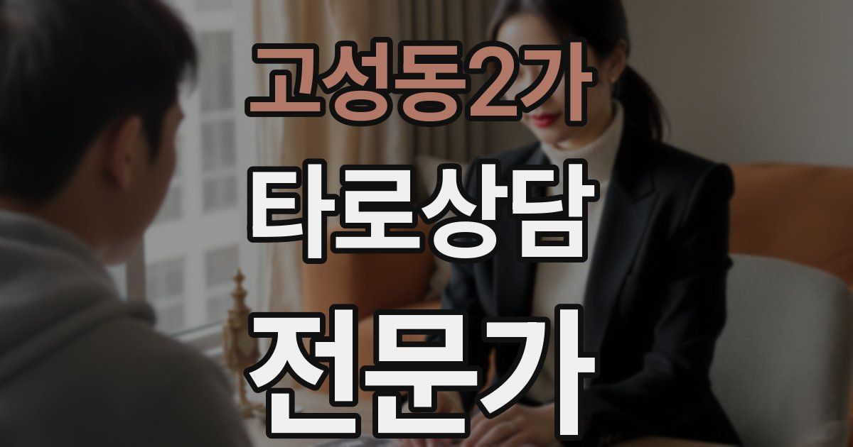 고성동2가 타로상담전문가 자격증