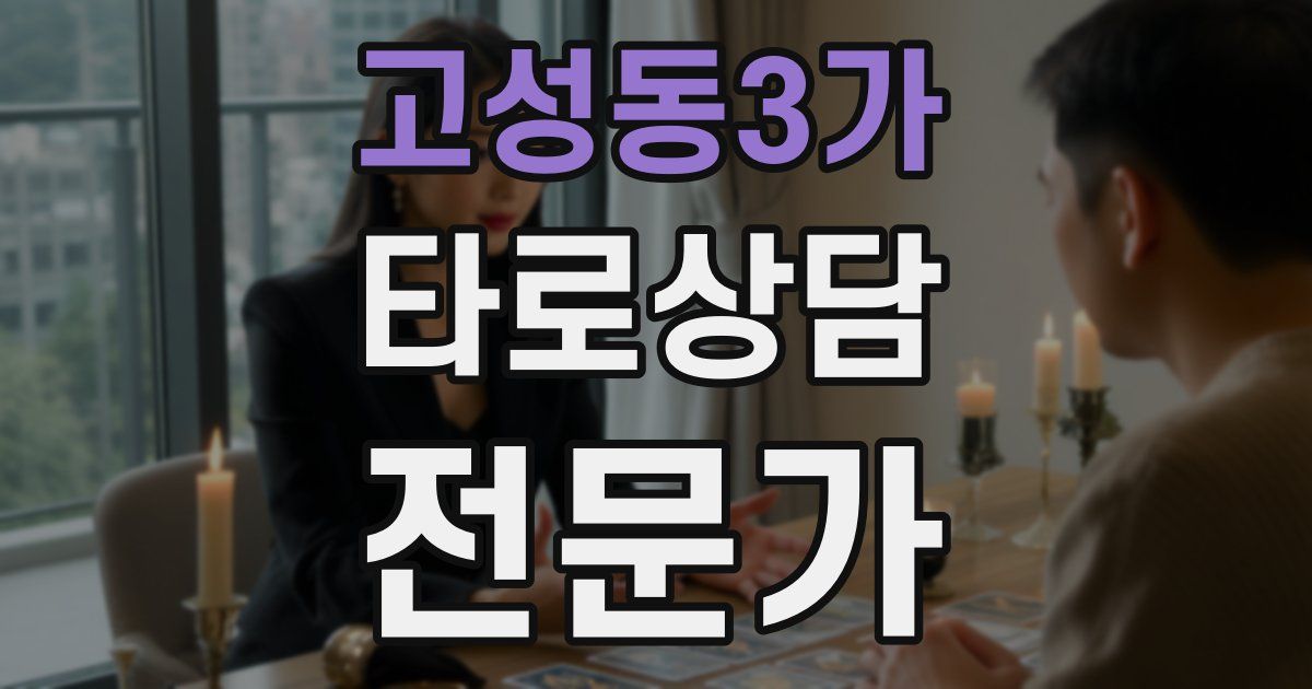 고성동3가 타로상담전문가 자격증