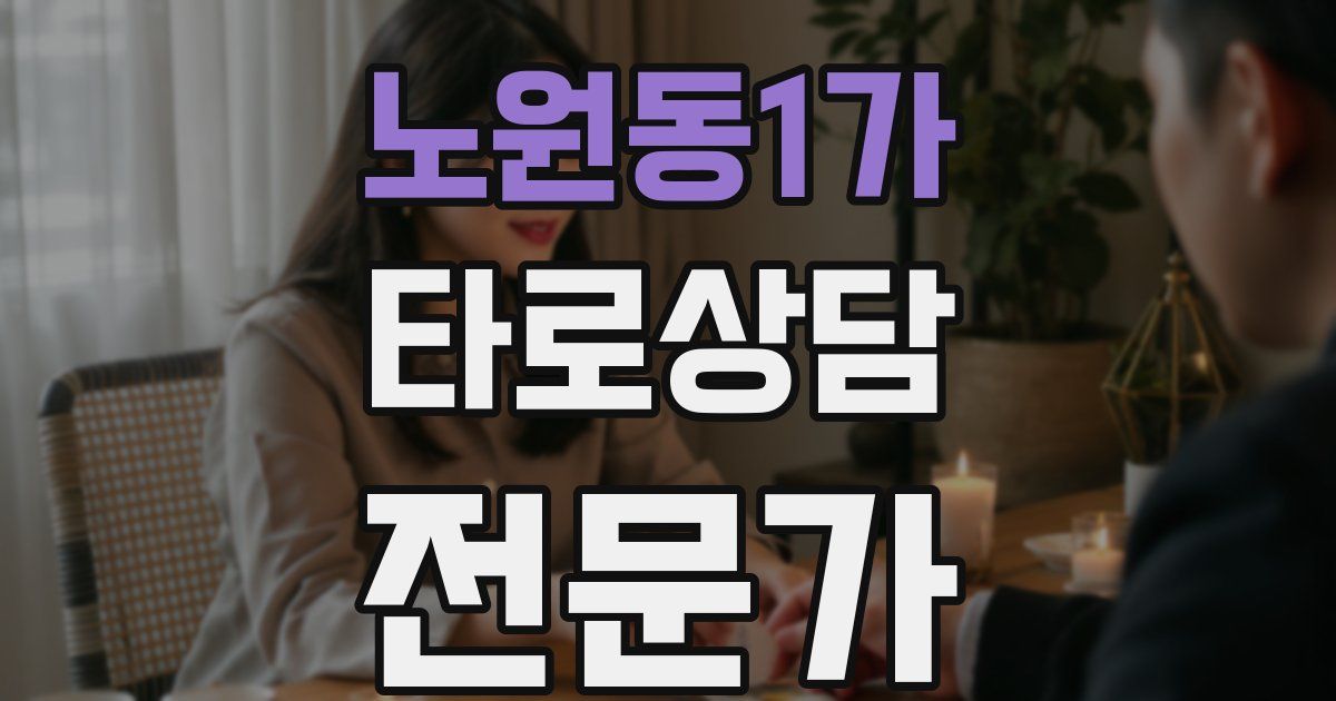 노원동1가 타로상담전문가 자격증