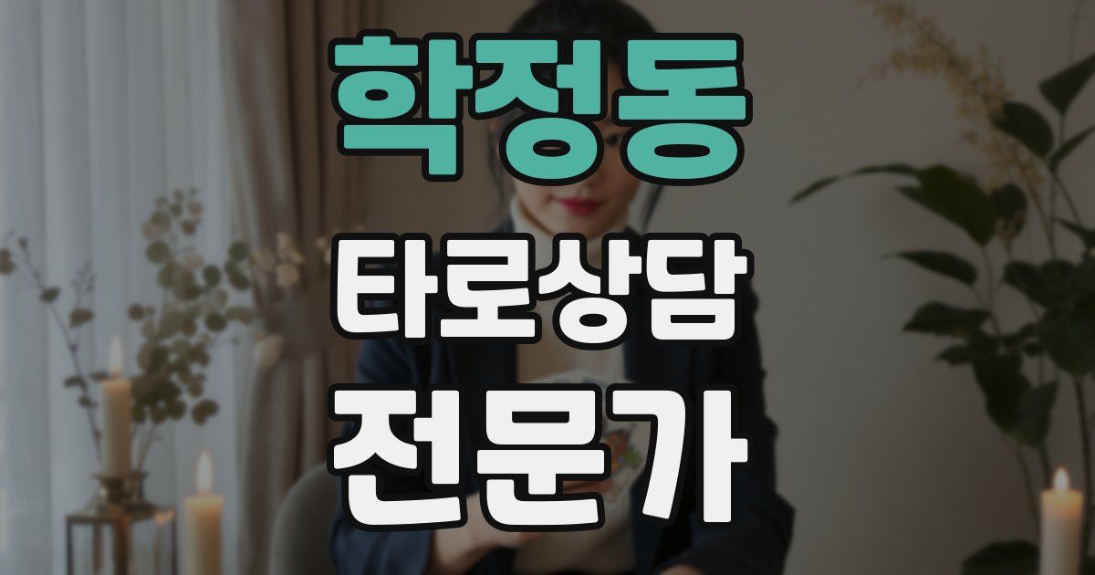 학정동 타로상담전문가 자격증