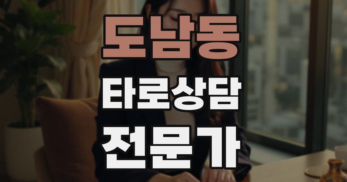 도남동 타로상담전문가 자격증