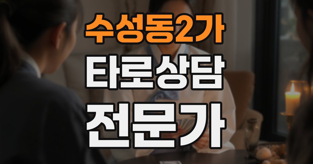 수성동2가 타로상담전문가 자격증