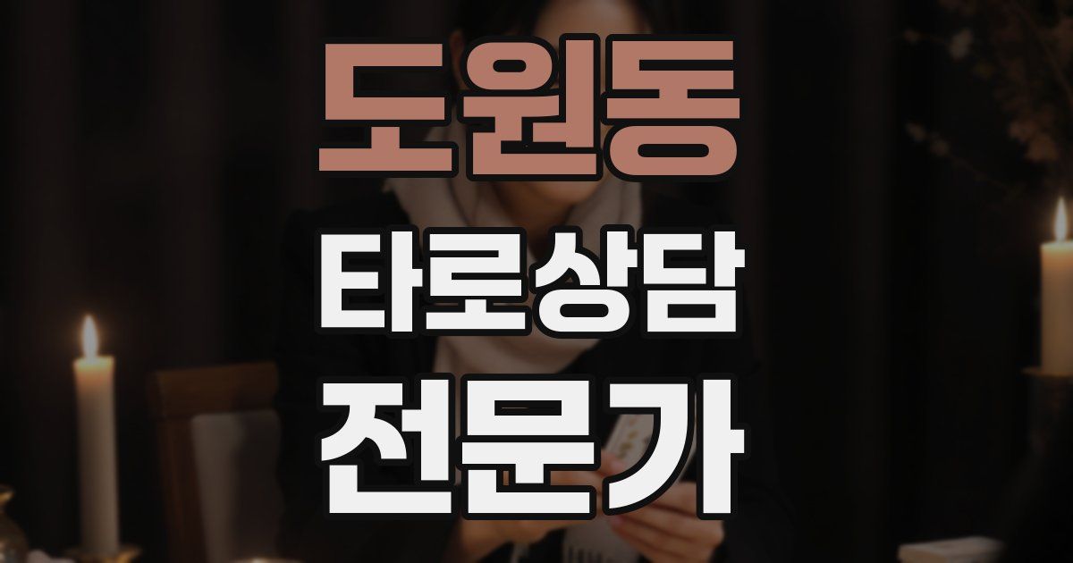 도원동 타로상담전문가 자격증