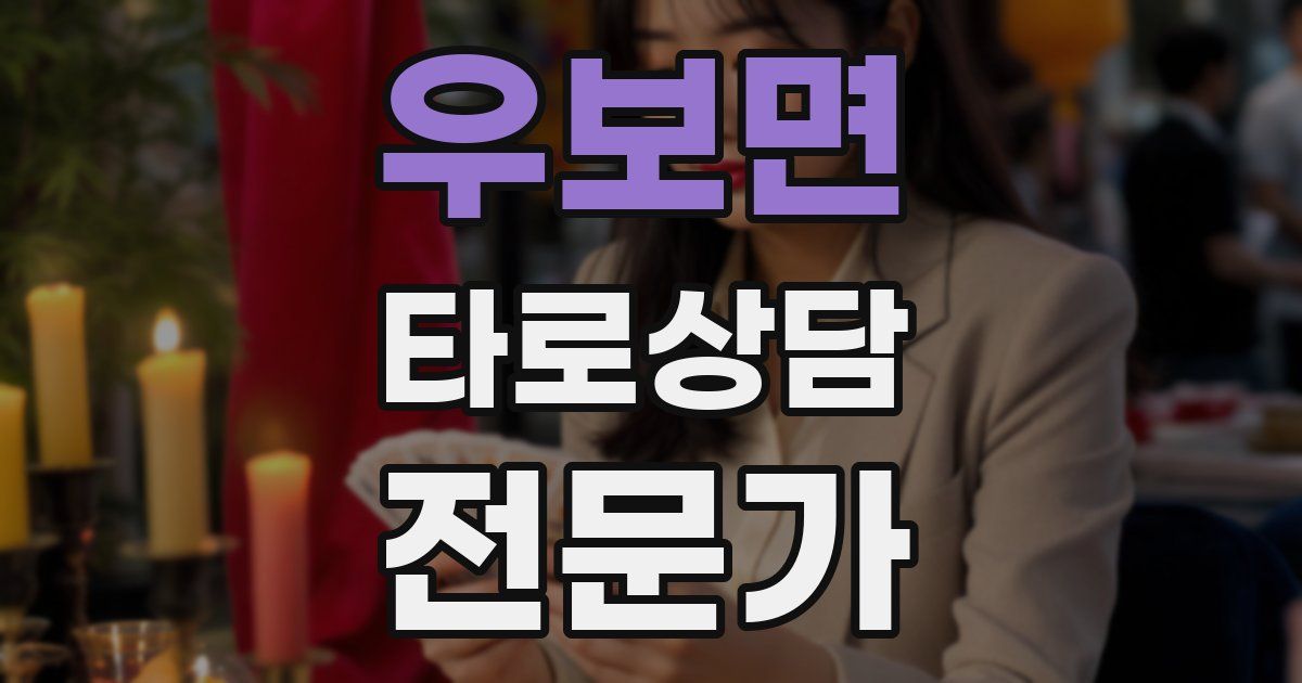 우보면 타로상담전문가 자격증