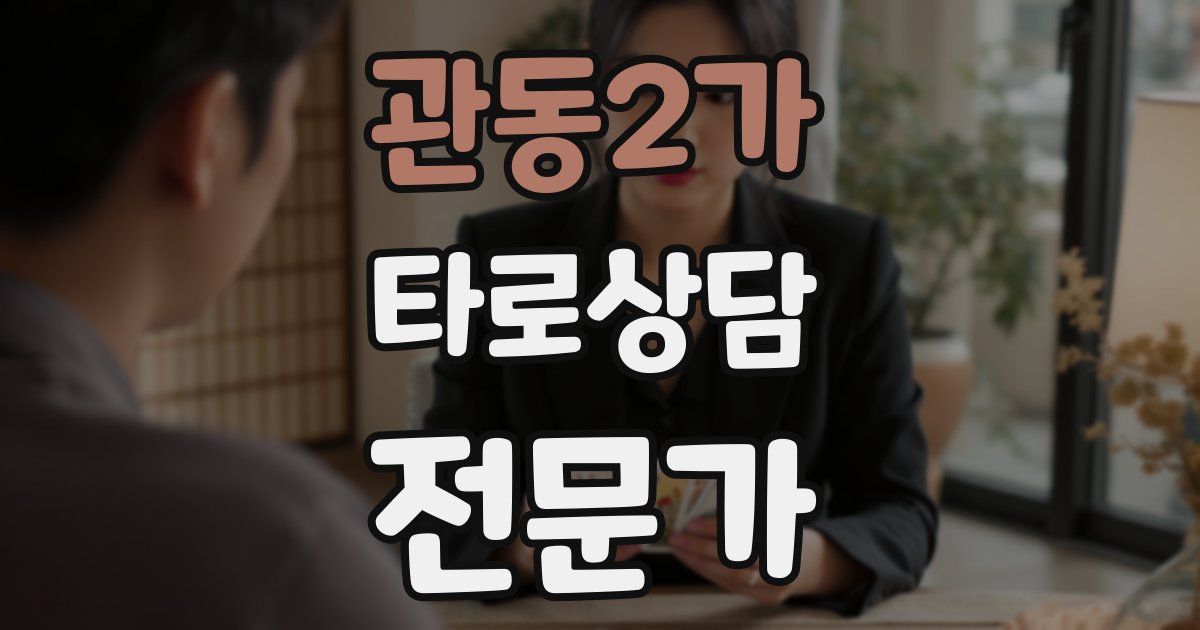 관동2가 타로상담전문가 자격증