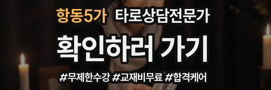 항동5가 타로상담전문가 자격증