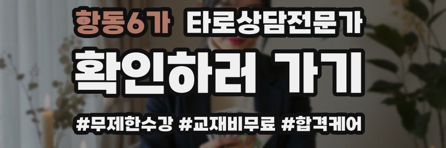 항동6가 타로상담전문가 자격증