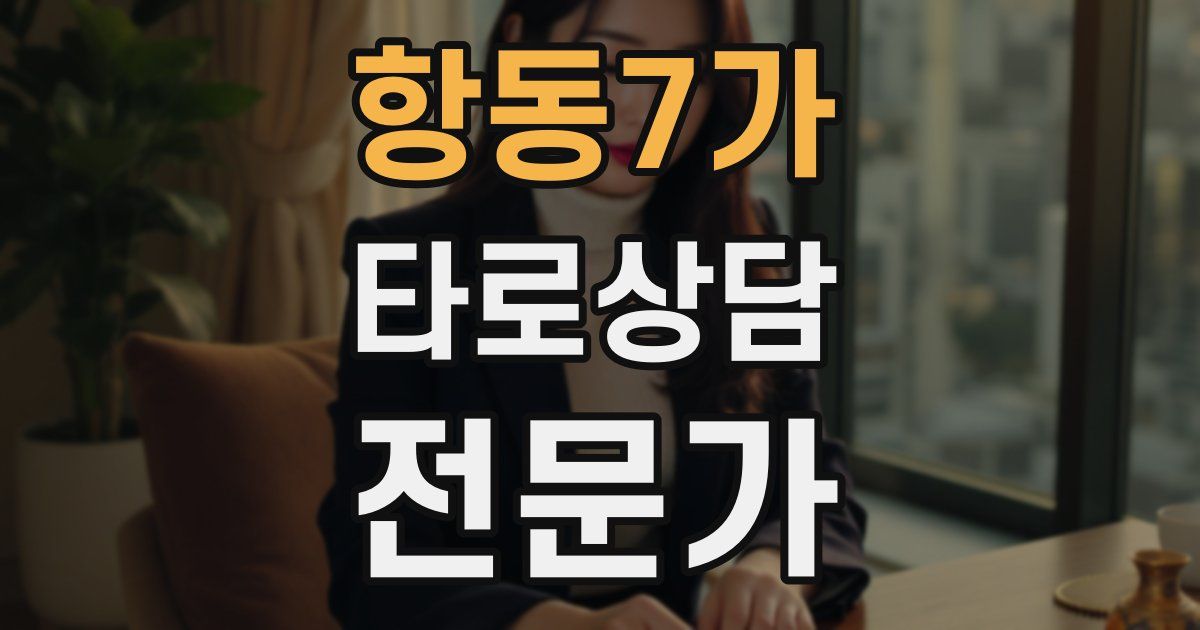 항동7가 타로상담전문가 자격증