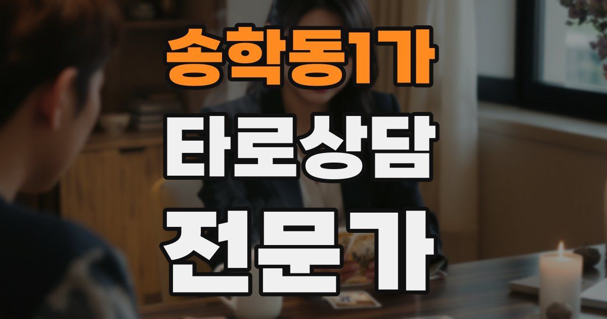 송학동1가 타로상담전문가 자격증