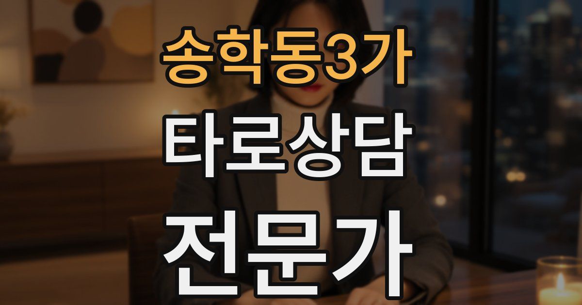 송학동3가 타로상담전문가 자격증