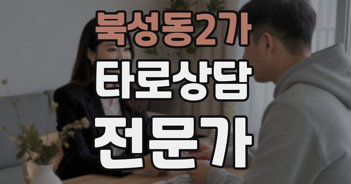 북성동2가 타로상담전문가 자격증