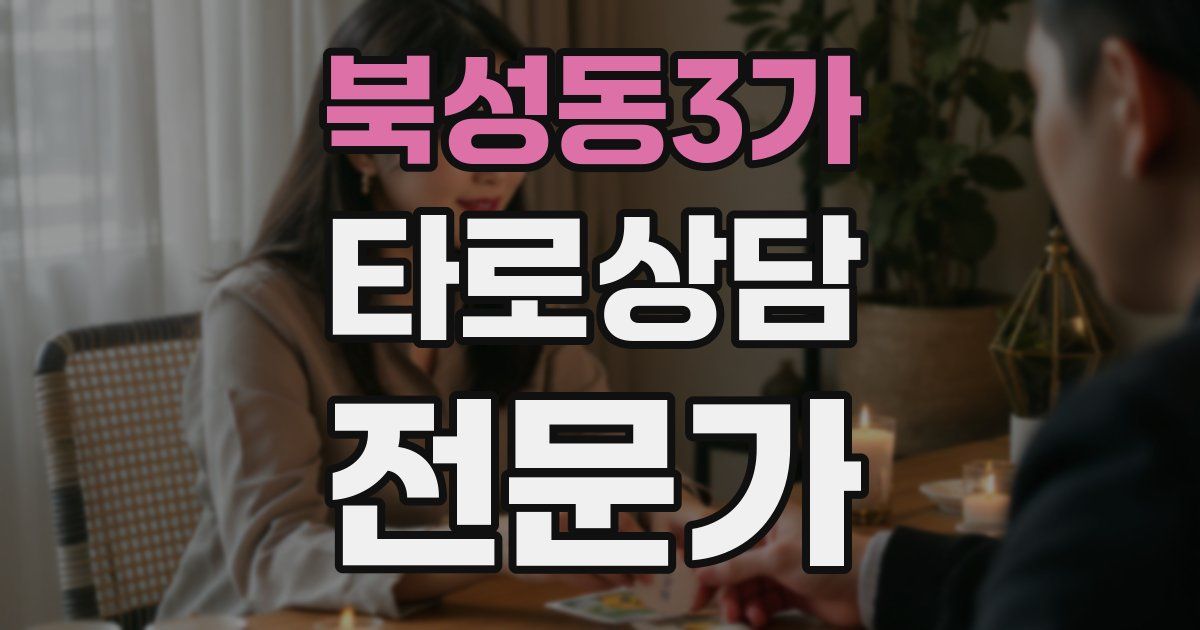 북성동3가 타로상담전문가 자격증