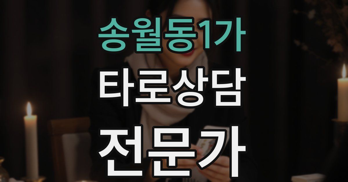 송월동1가 타로상담전문가 자격증