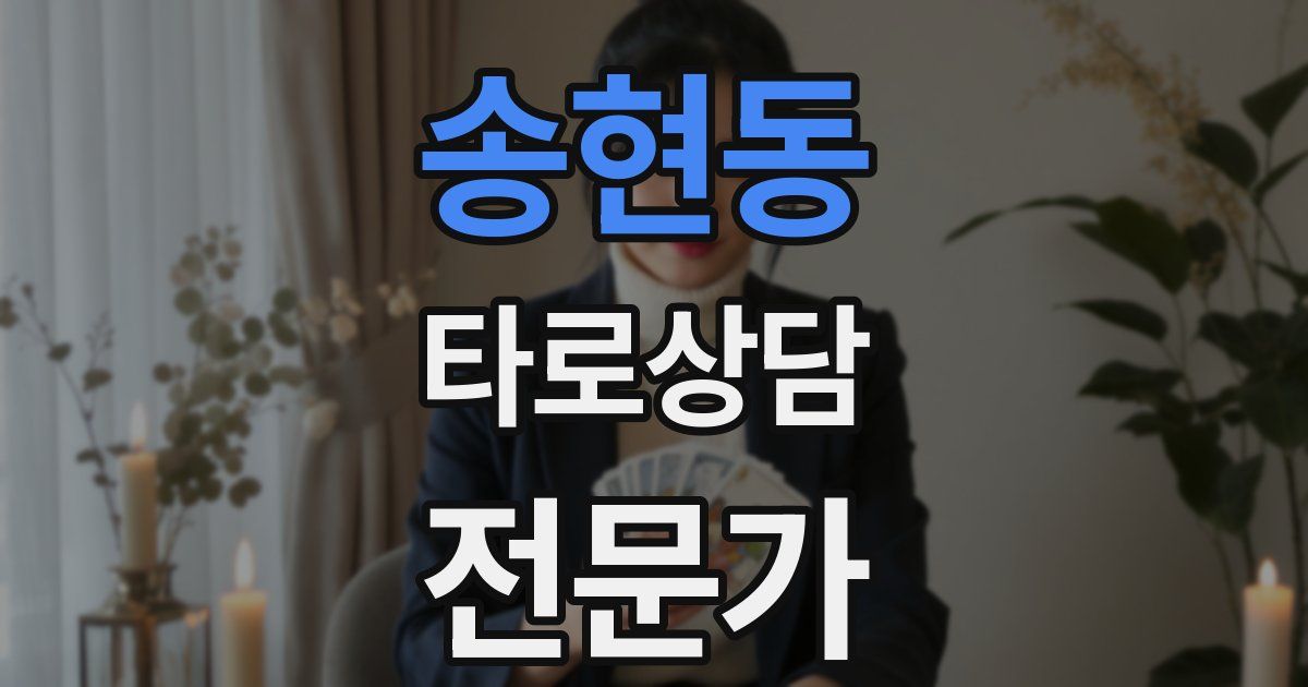 송현동 타로상담전문가 자격증