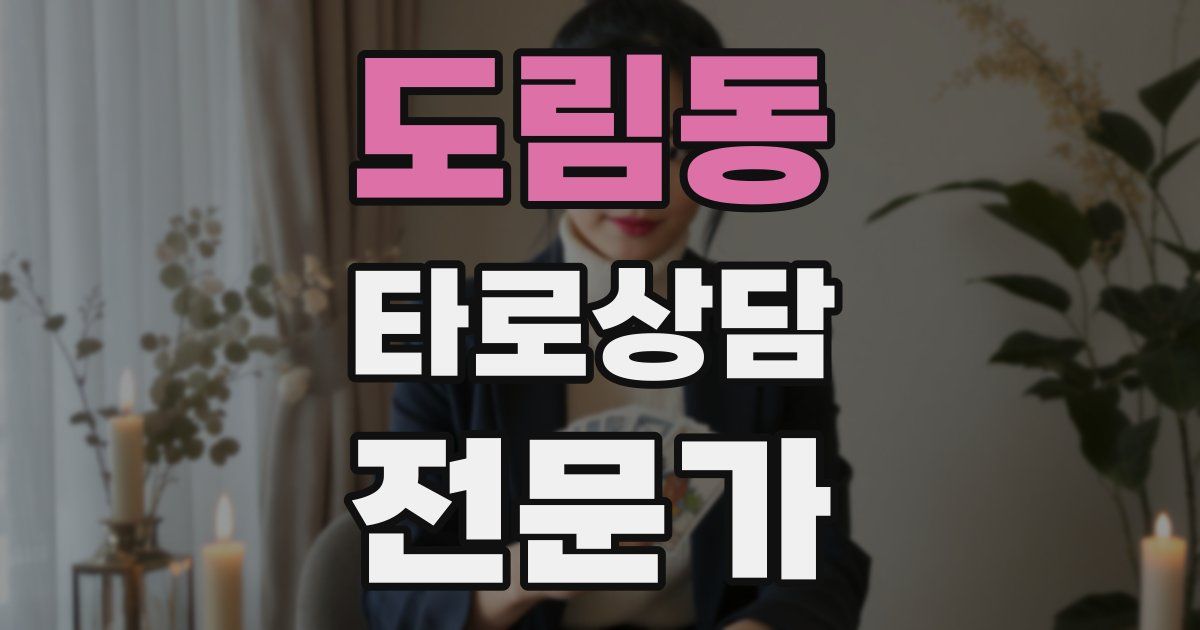 도림동 타로상담전문가 자격증