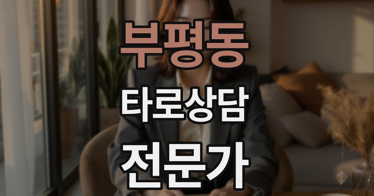 부평동 타로상담전문가 자격증