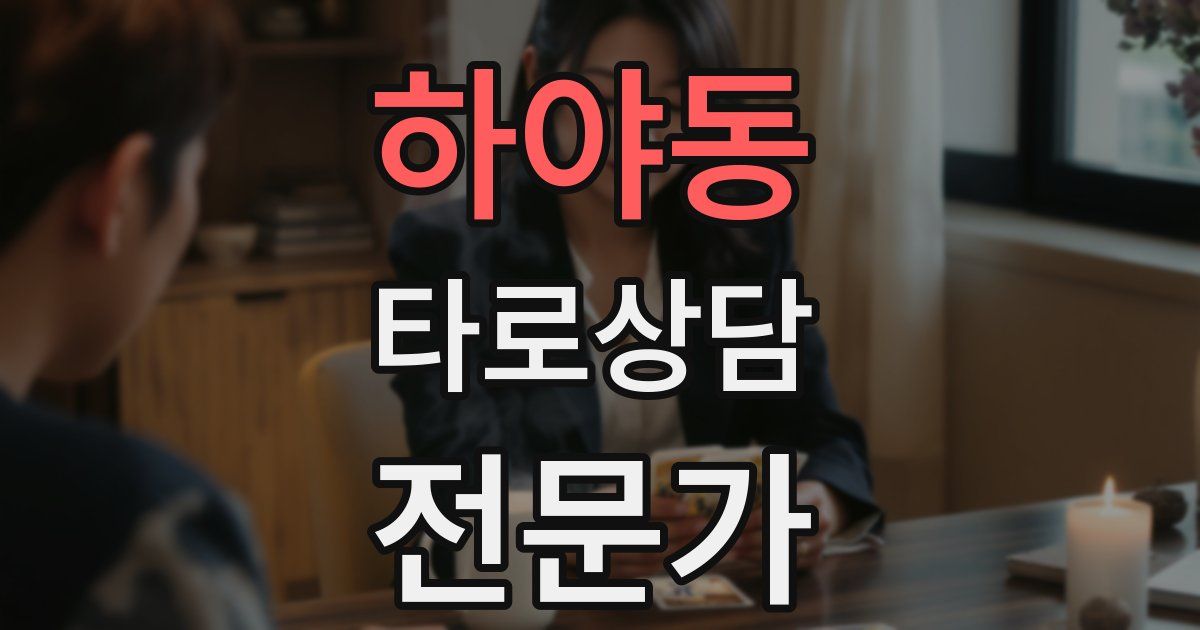 하야동 타로상담전문가 자격증