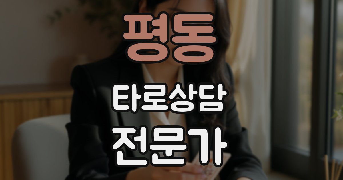 평동 타로상담전문가 자격증