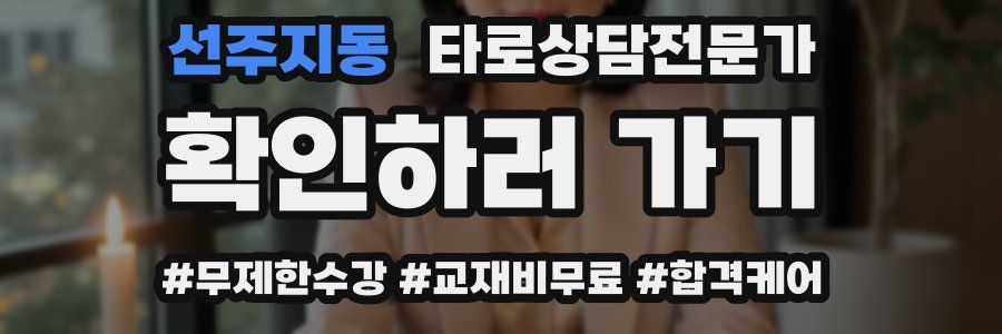 선주지동 타로상담전문가 자격증